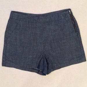 Level 99 | EUC High Waisted Chambray Shorts 30
